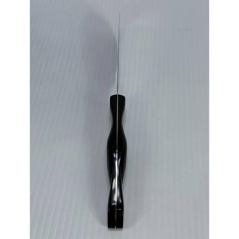 CUTCO Classic 1768 KN Spatula Spreader Serrated Knife Dark Brown Handle USA